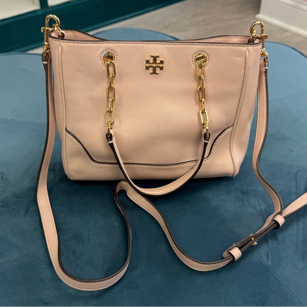 Tory Burch Blush Crossbody Bag with Gold Chain